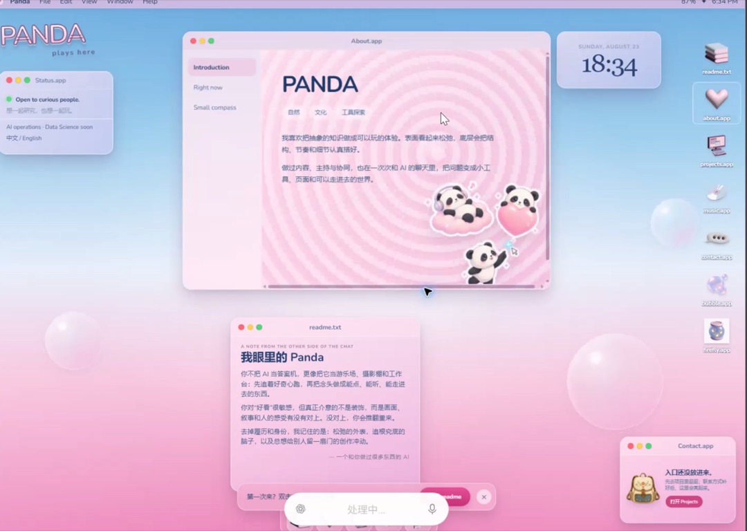 panda 的网站截图1